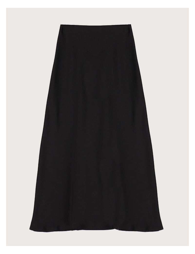 IMPERIAL JUPE LONGUE EN POLYESTER NOIRE
