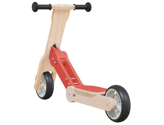 VIDAXL - Trottinette pour enfants 2-in-1 rouge
