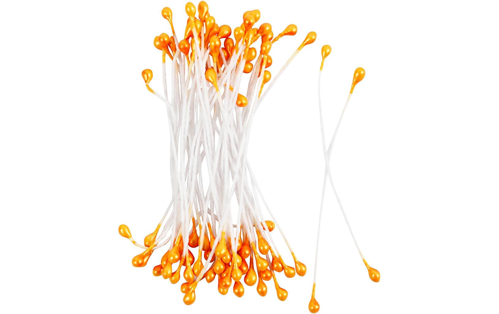 Papierdekoration Blütenstaub OrangeBlütenstaubgefässe