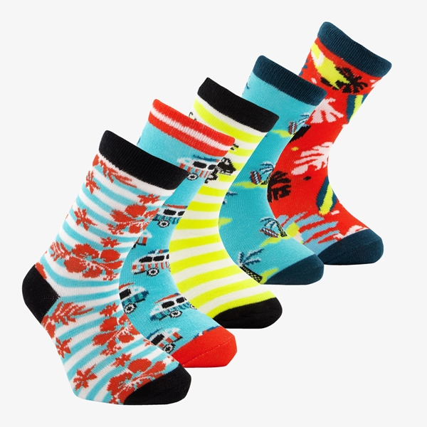 Scapino 5 paar kinder sokken met print