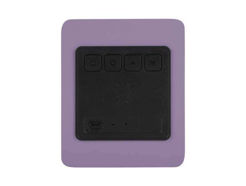 Alarm Clock Funky Vibes Blue Tooth Speaker KA6060OR Bright orange & purple