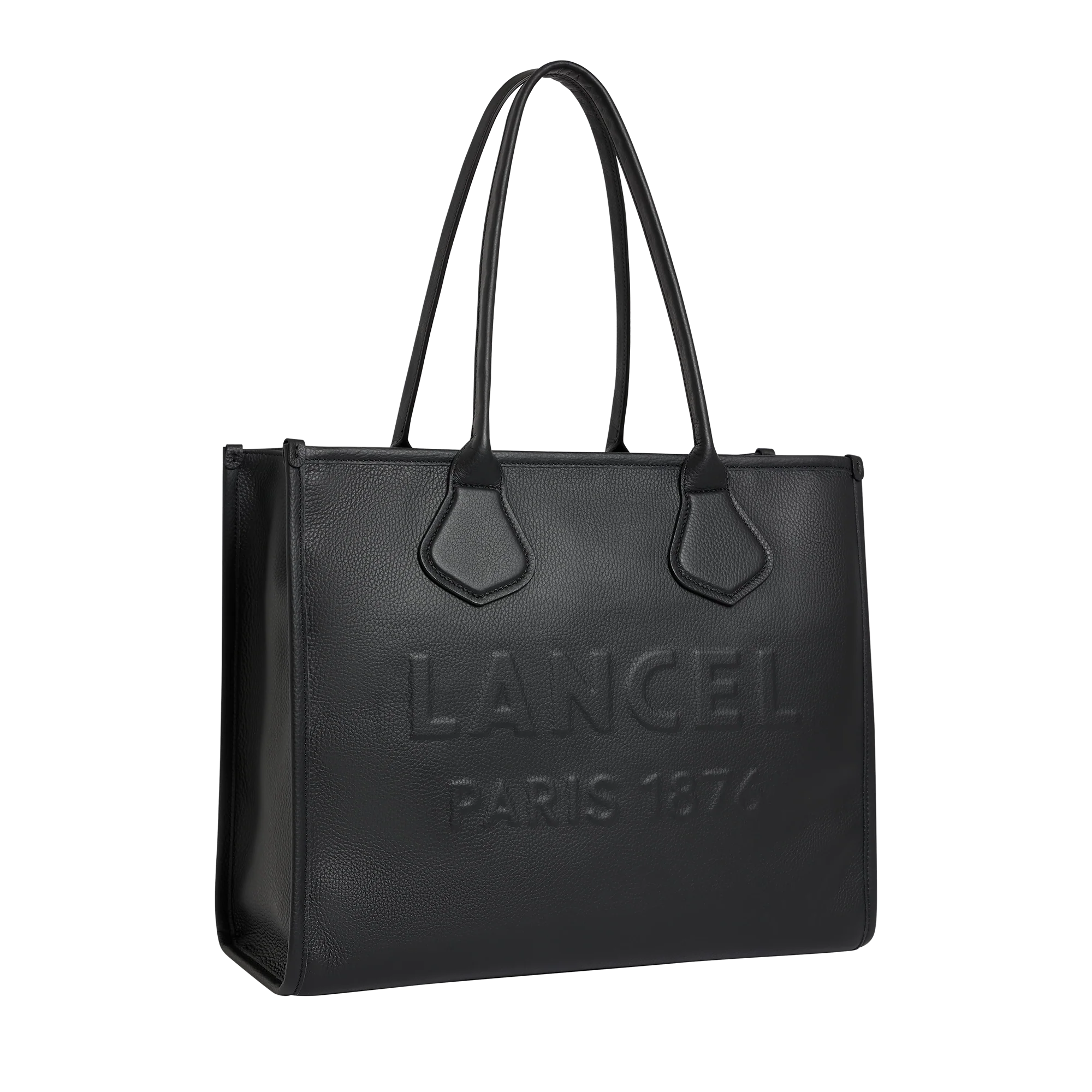 Cabas zippé L Jour de Lancel-Noir