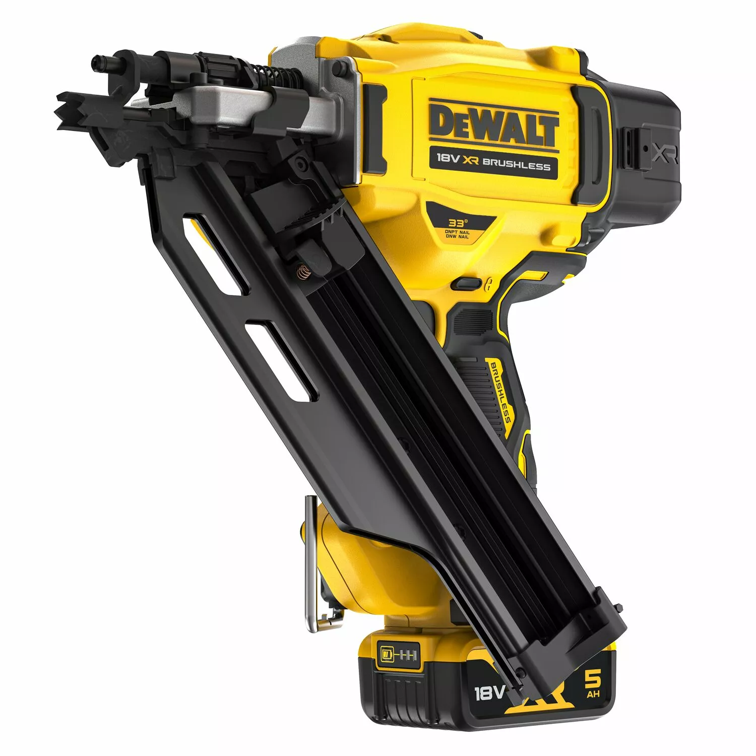DeWALT DCN930P2 18V Li-ion accu constructie tacker set (2x 5.0Ah accu) in Tstak - 50-90mm - 2-Speed