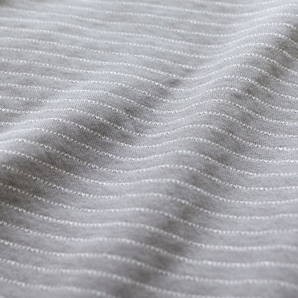 Bemini Streep Boxkleed Grijs / Ecru 75 x 95 cm