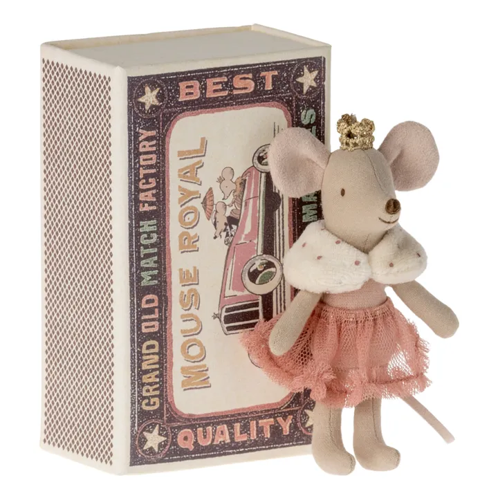Maileg Souris Princesse, Petit sœur dans sa boîte assortie