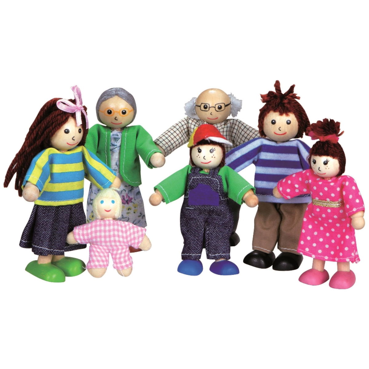 SpielbaSpielba   Biegepüppchen Grossfamilie