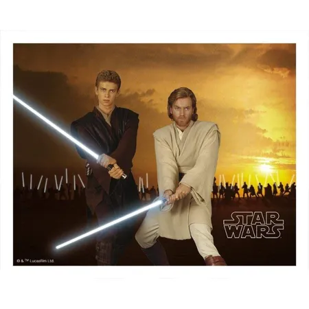 Fun Unlimited Star Wars 3D Mousepad Anakin und Obi Wan Kenobi