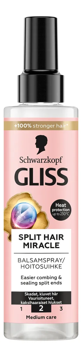 Schwarzkopf Gliss Split Hair Miracle Balsamspray - 200 ml.
