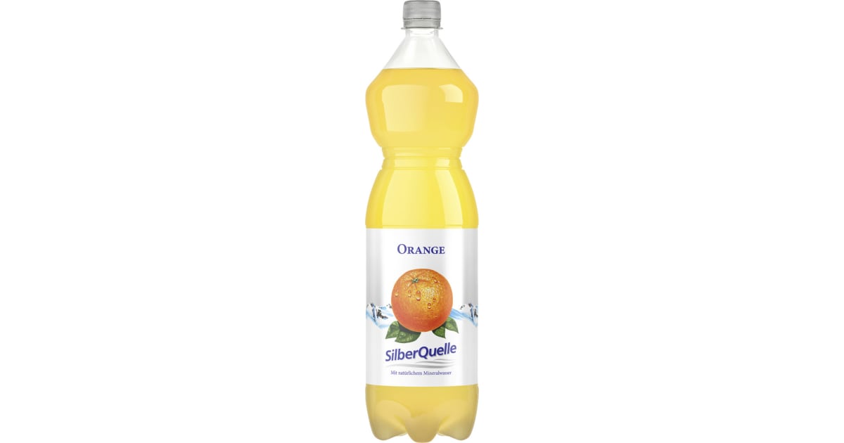 SilberQuelle Orange Tray 6x 1,5 Liter (Einweg)