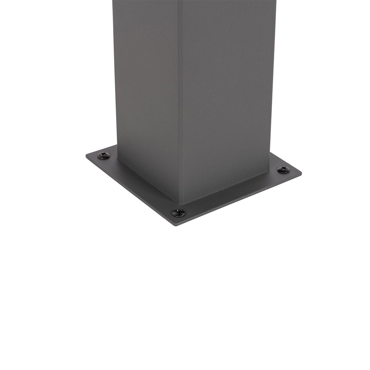 Moderne staande buitenlamp 70 cm donkergrijs IP44 - Denemarken