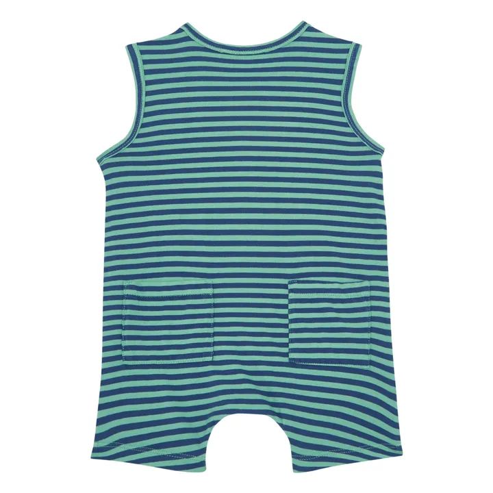Zhoe & Tobiah Combishort Rayée | Vert argile