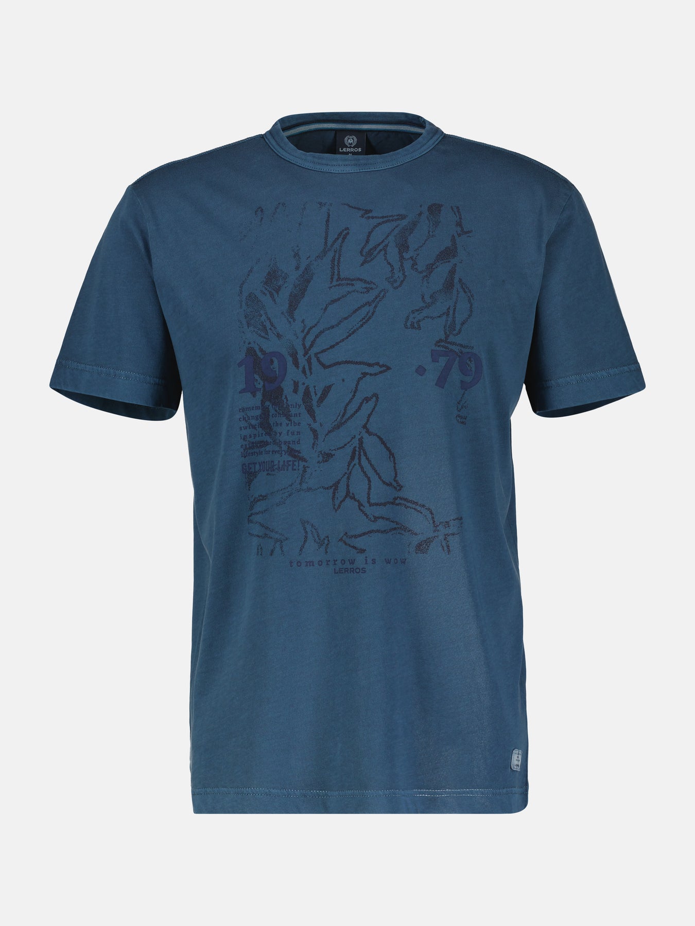 Herren-T-Shirt mit Brust-Print