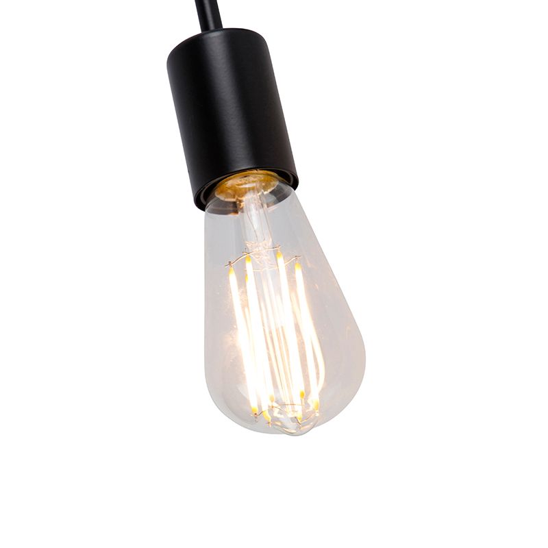 Moderne wandlamp zwart 15,5 cm - Facile