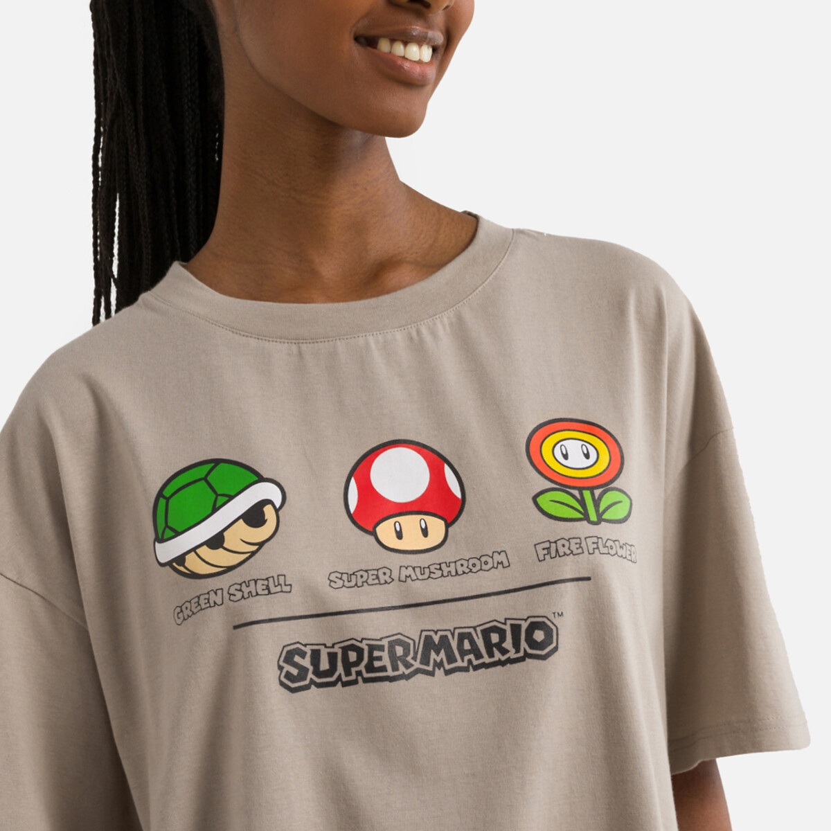 SUPER MARIO<br>Pijama de algodão de manga curta Super Mario