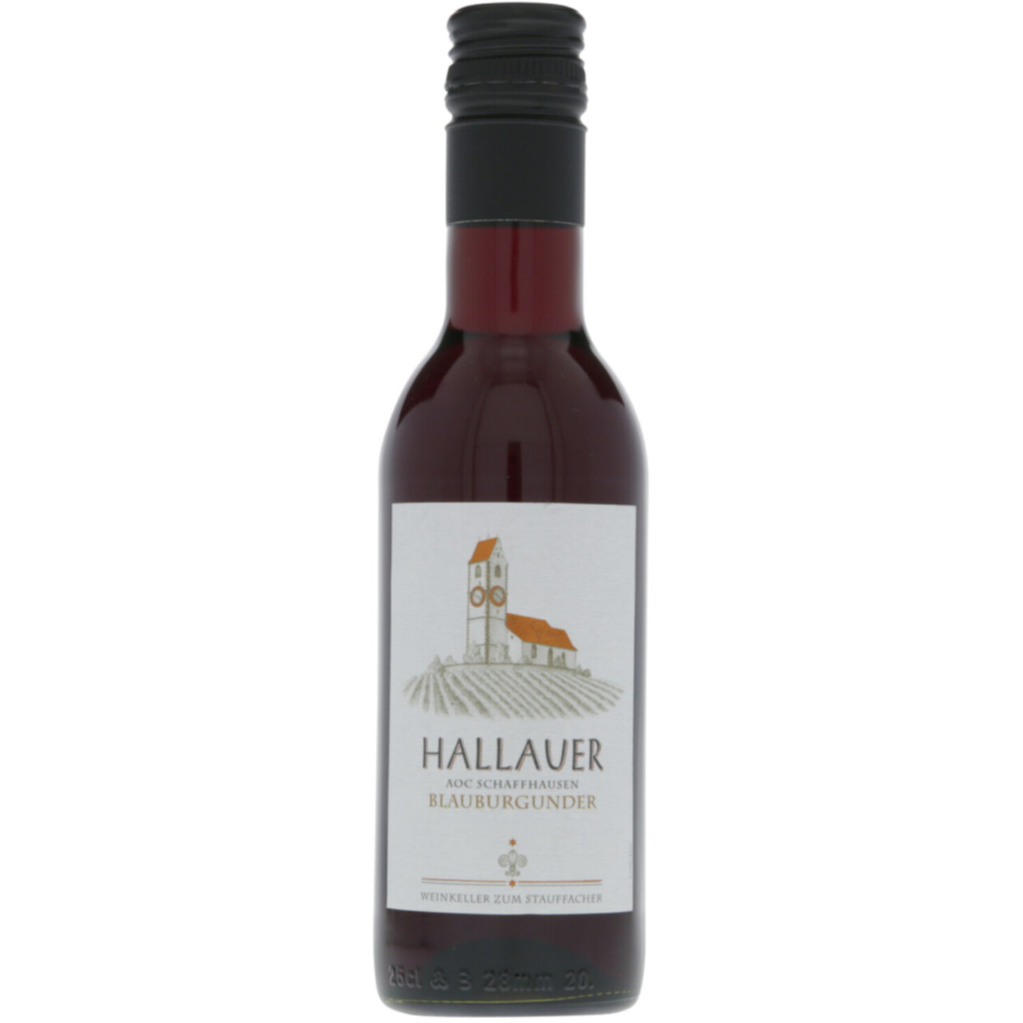 Schaffhausen AOC Hallauer Blauburgunder Weinkeller zum Stauffacher -25cl