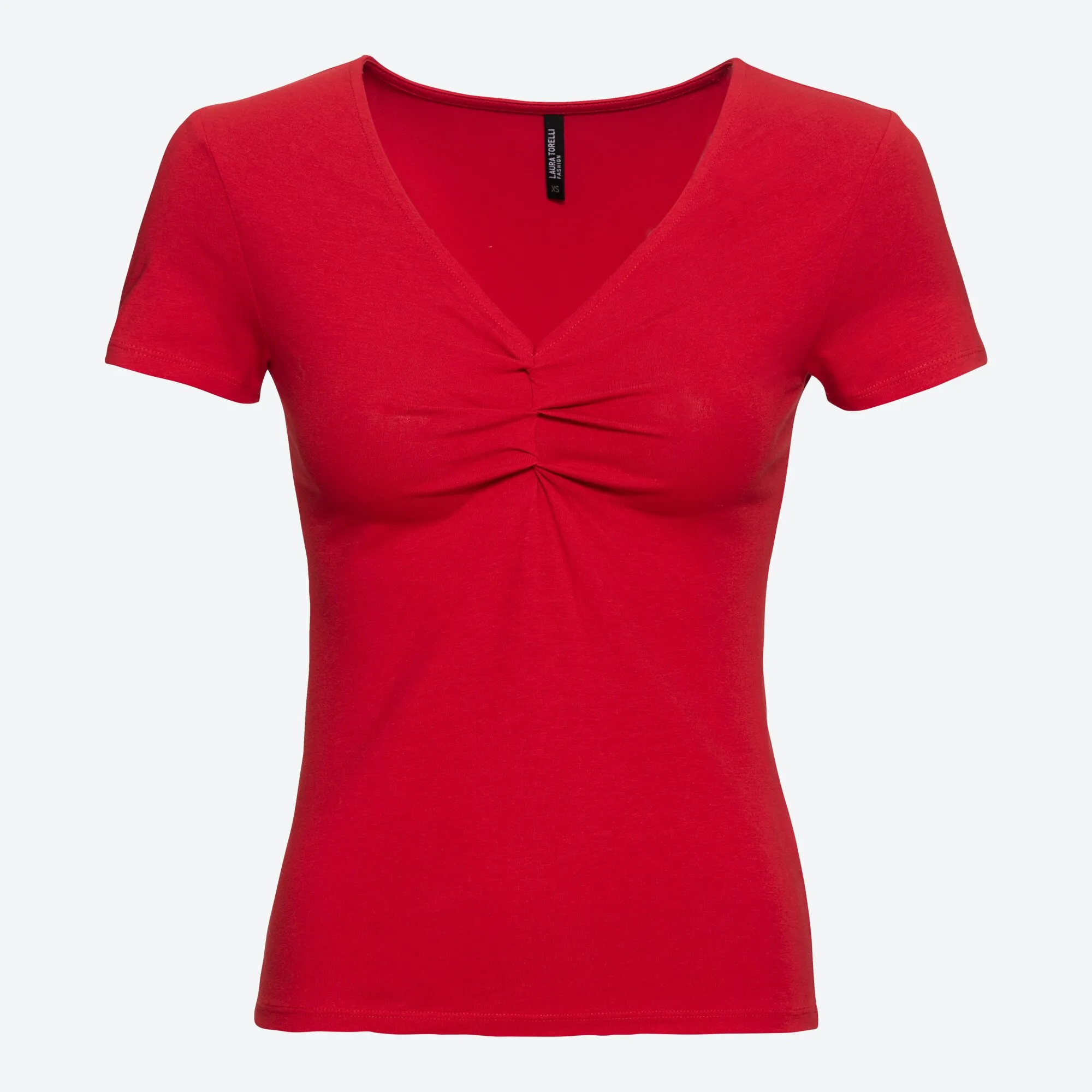 Damen-T-Shirt mit Raffung