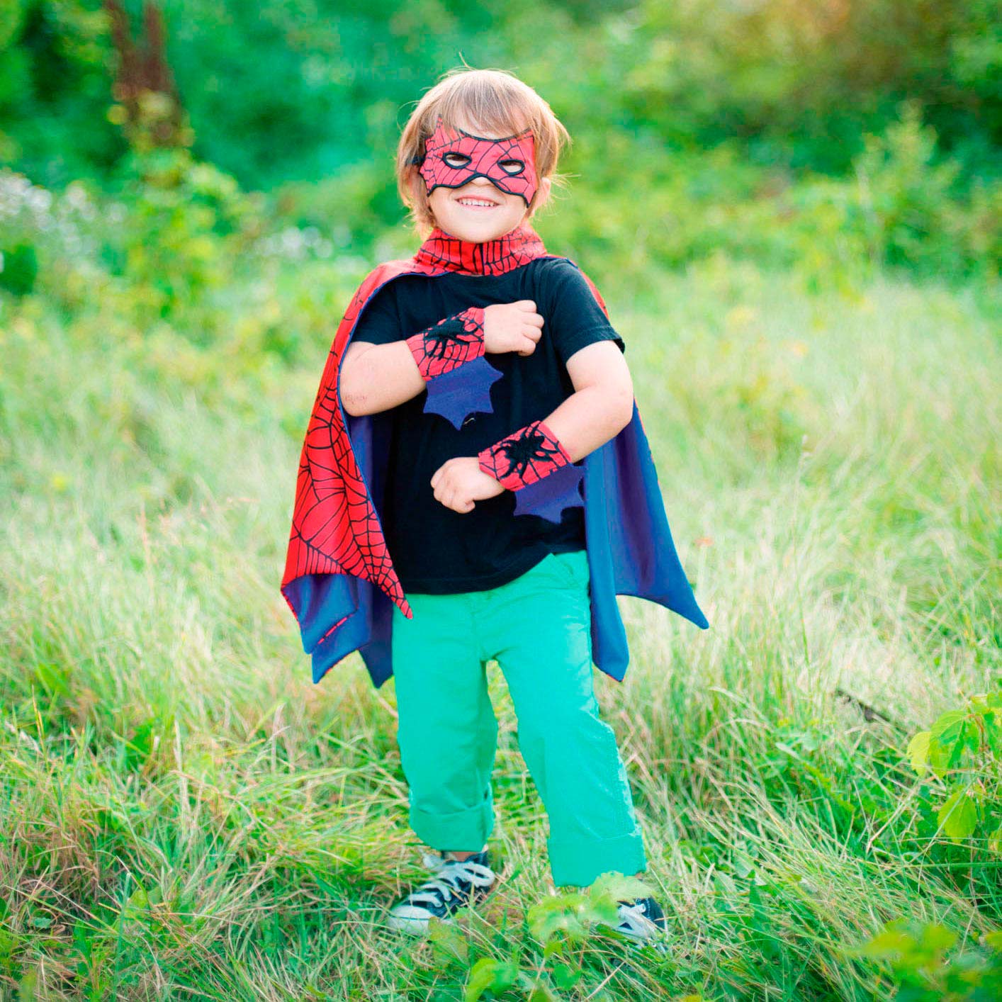 Cape met Masker Spider, 3-4 jaar