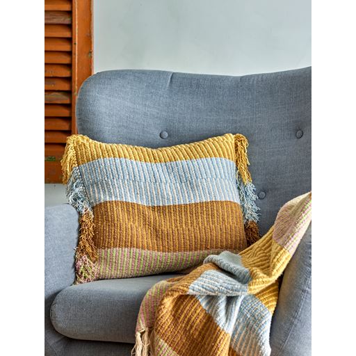 Bloomingville Isnel Plaid, Yellow, 130x160 cm