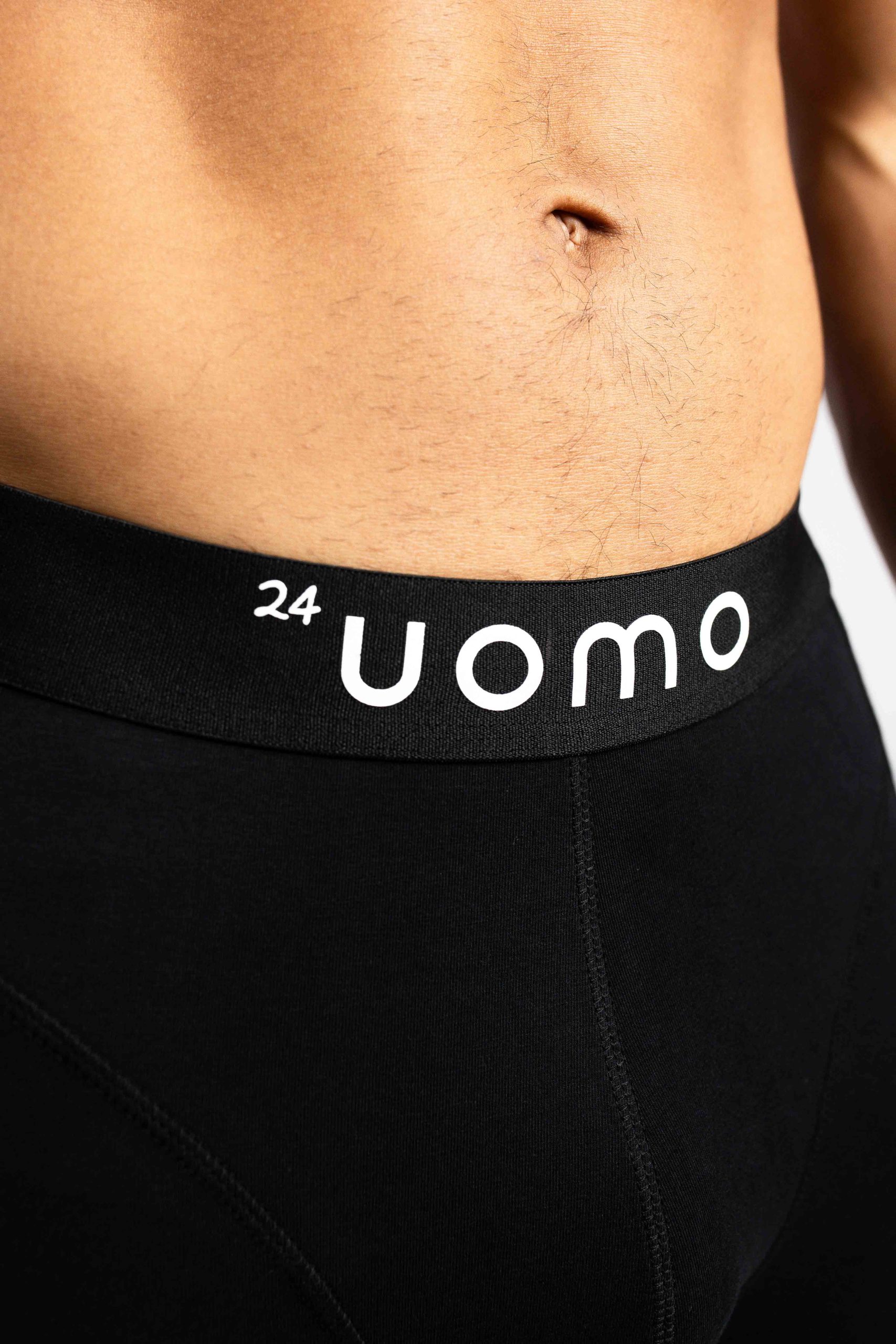 24 Uomo 4-Pack Boxershorts Zwart