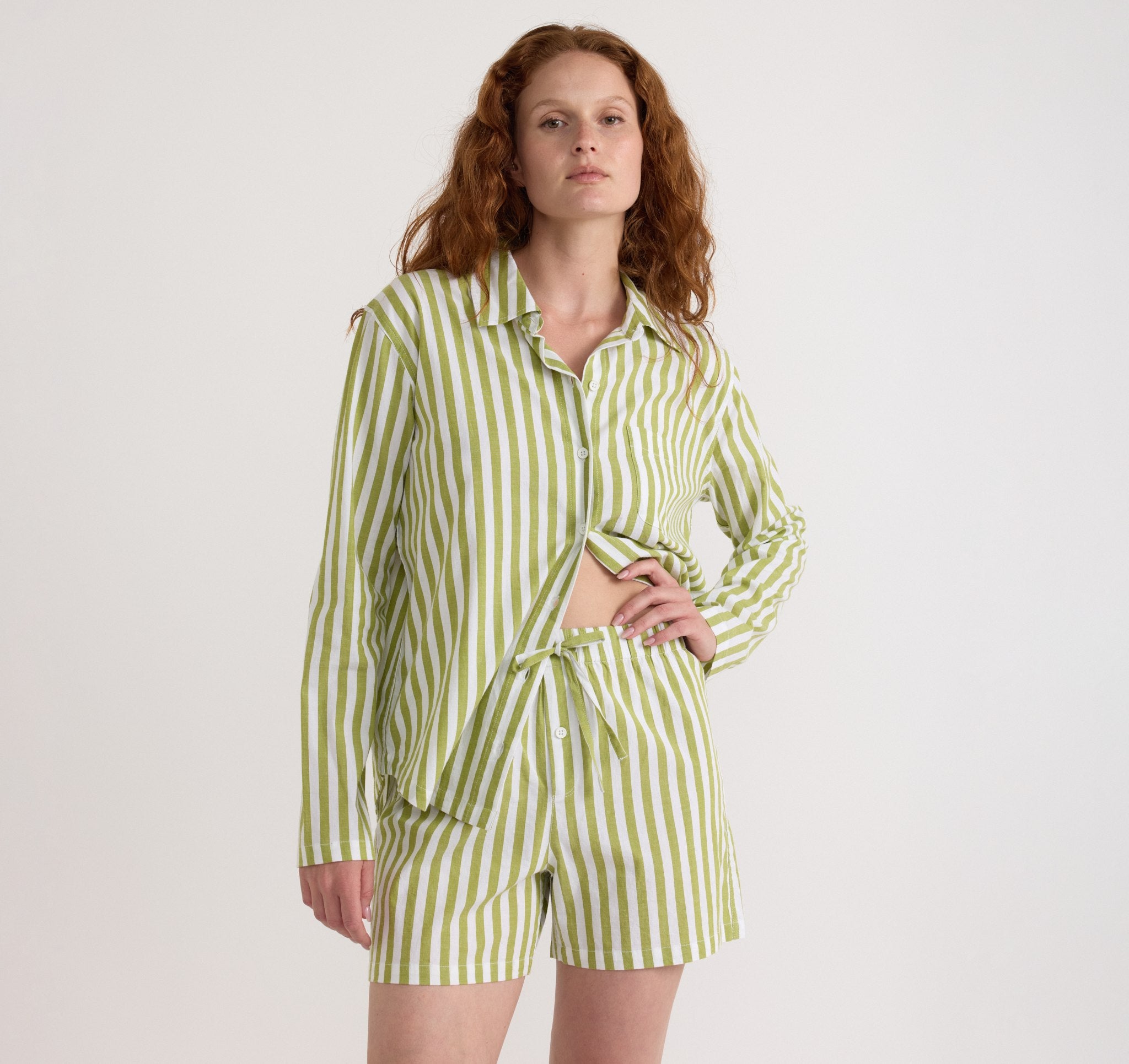 ORGANIC COTTON<br>Core Sleep Poplin Shirt