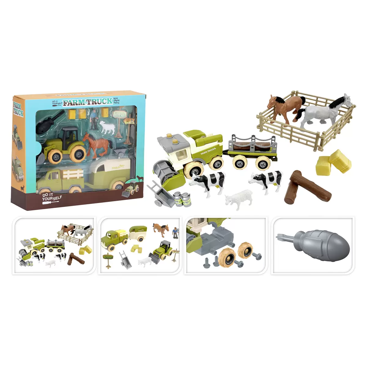 Spielset Bauernhof Benny Braun