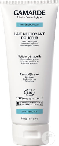 Gamarde Lait Nettoyant Douceur Peaux Délicates Bio Tube 200g