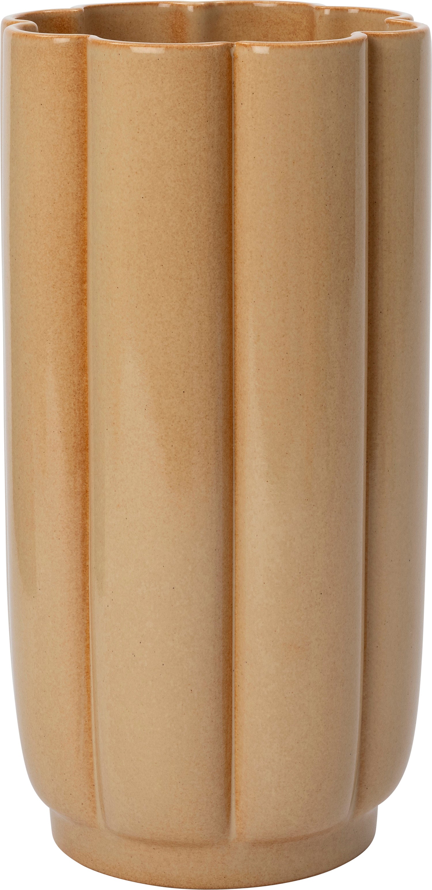 Intratuin bloempot Sterre geel D 16 H 35 cm
