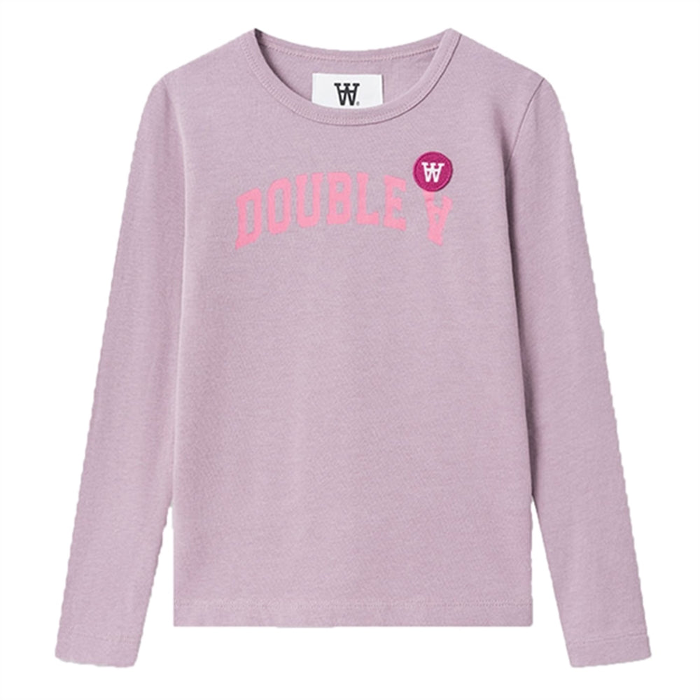 Light Amethyst Kim Arch Logo Bluse