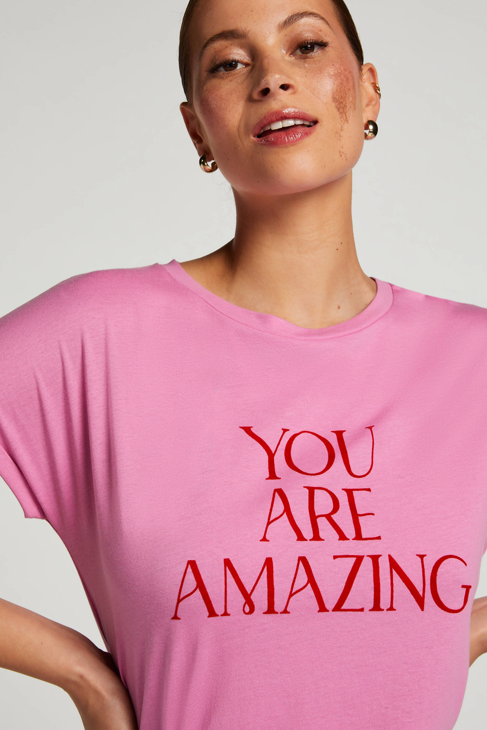 Hunkemöller nachthemd roze