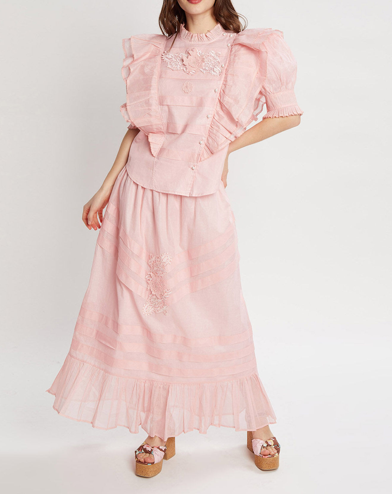 Manoush Blouse Religieuse rose