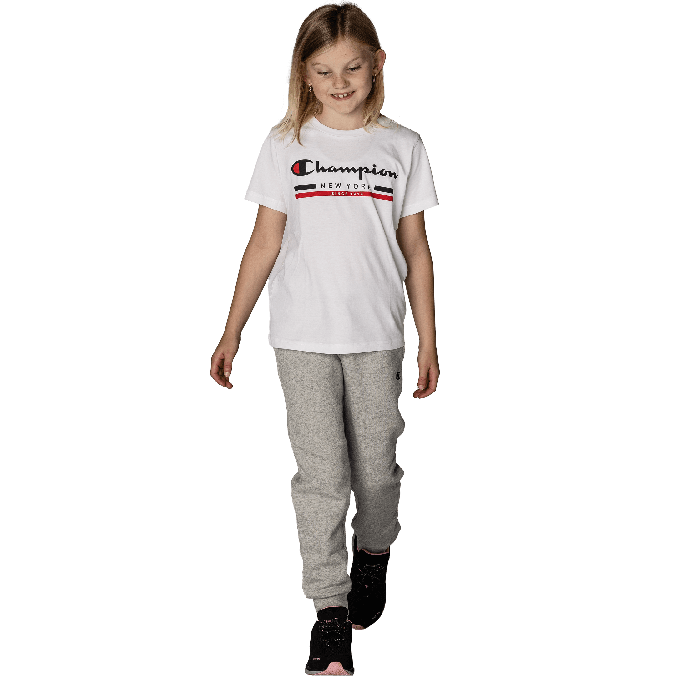 Champion Crewneck T-Shirt JR - Fritid og bomull