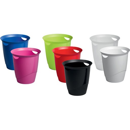 Corbeille à papier TREND, 16 litres, rond