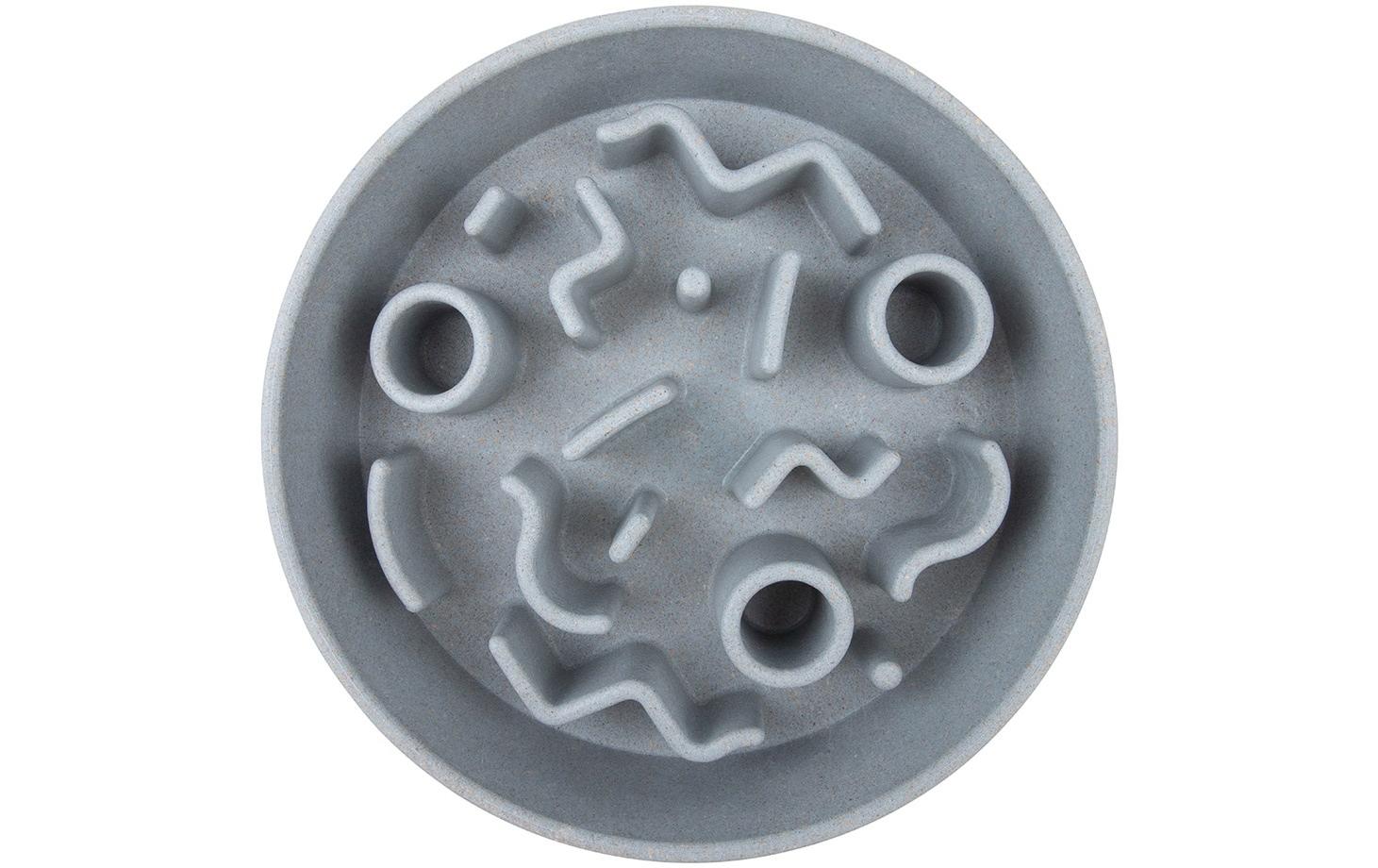 Bambusnapf Bamboo Dog Slow Feeder Ø 21 cm, Ice-BlueAnti-Schling-Napf aus Bambus