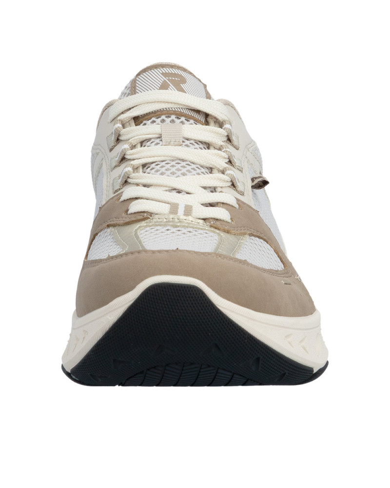 Rieker Dame sneakers - Beige/leo