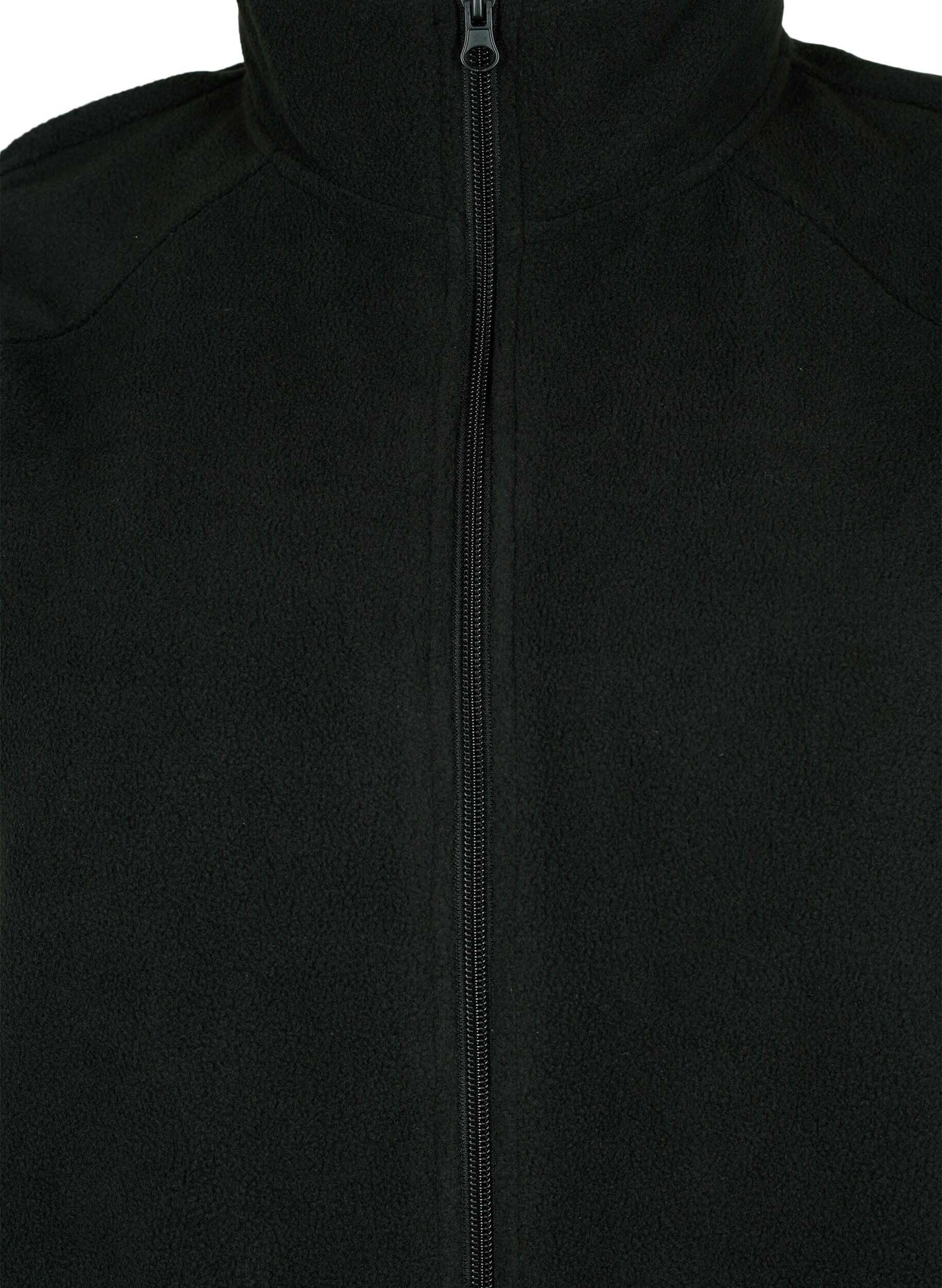 Fleece vest med lommer