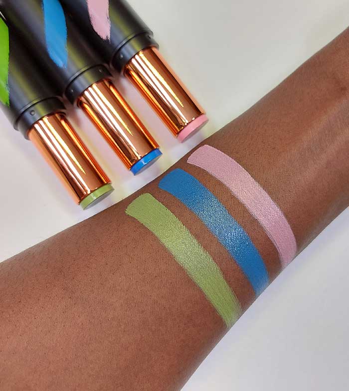 Revolution - *Creator* - Bastões de Maquiagem Artísticos Fast Base Paint Sticks - Rosa, Azul e Verde