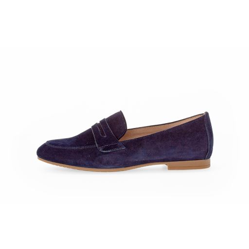 Gabor Samtchevreau Loafers, Blue, 40