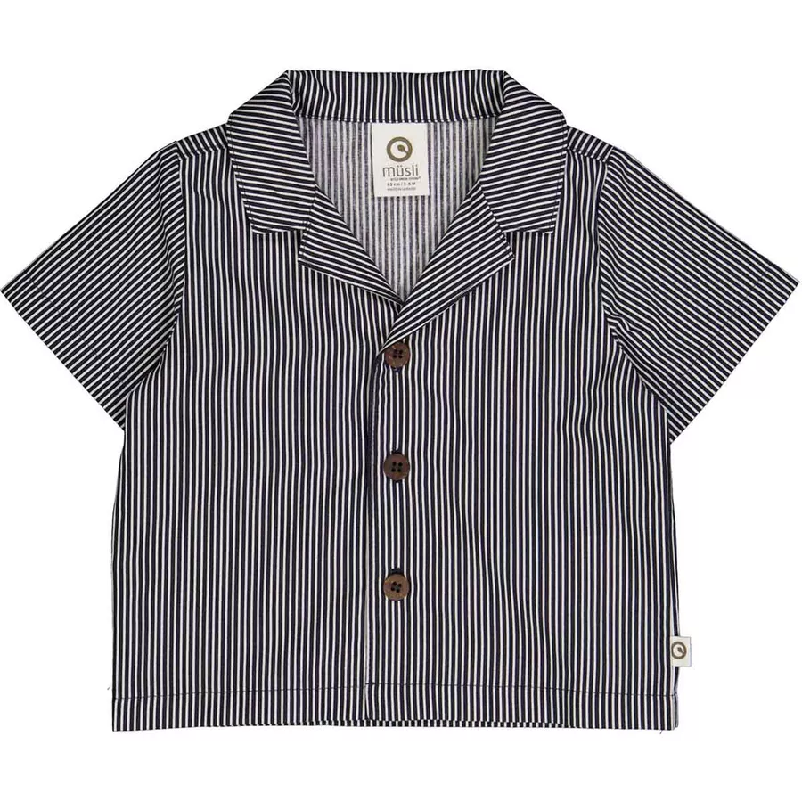 Müsli Babyshirt creamblue
