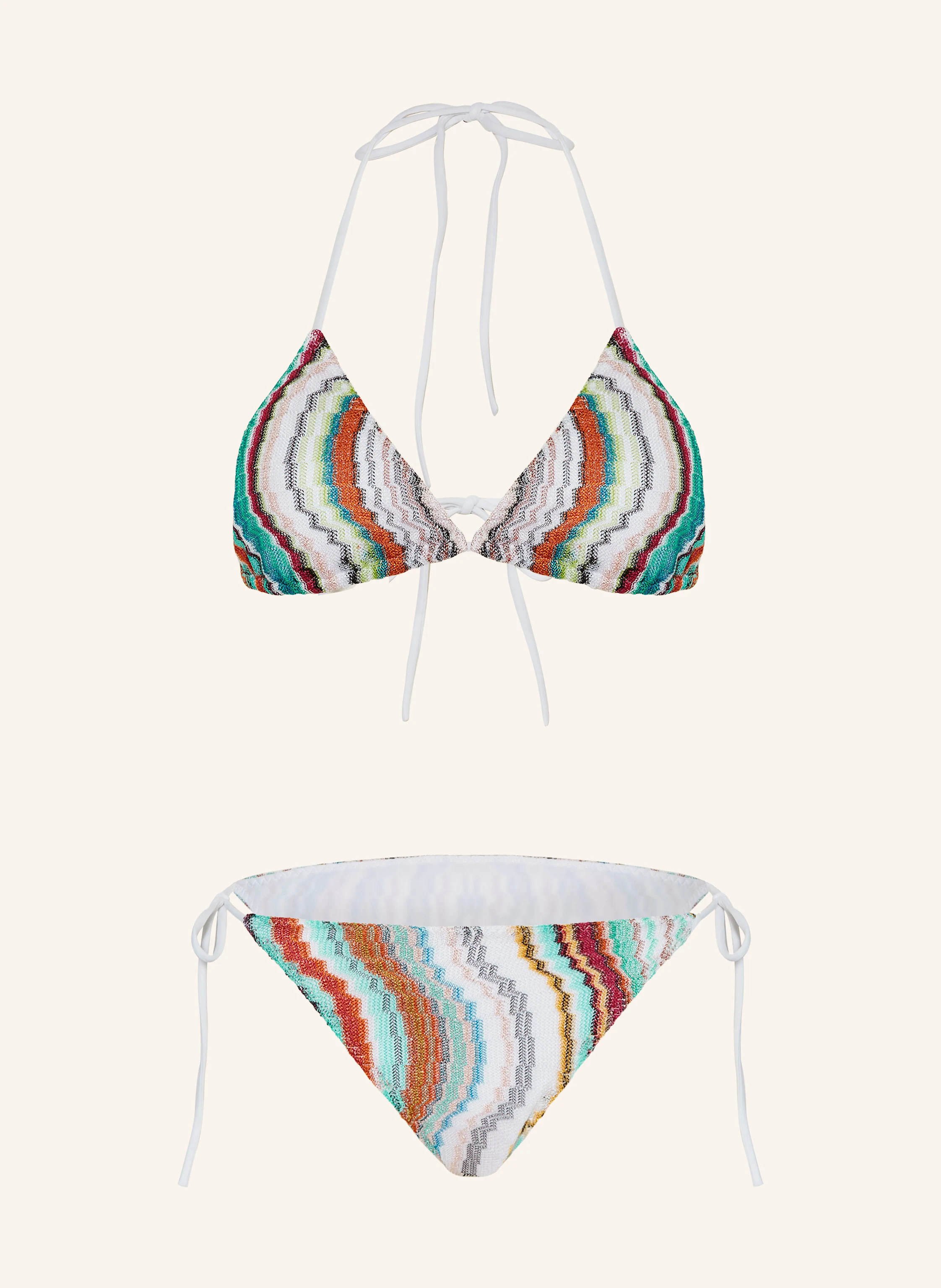MISSONI Triangel-Bikini mit Glitzergarn
