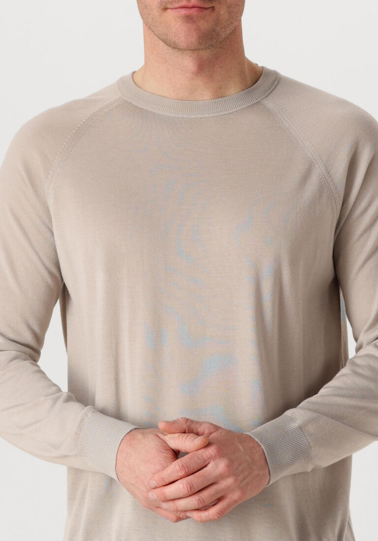 beige filippo de laurentiis trui g collo ml raglan r merino
