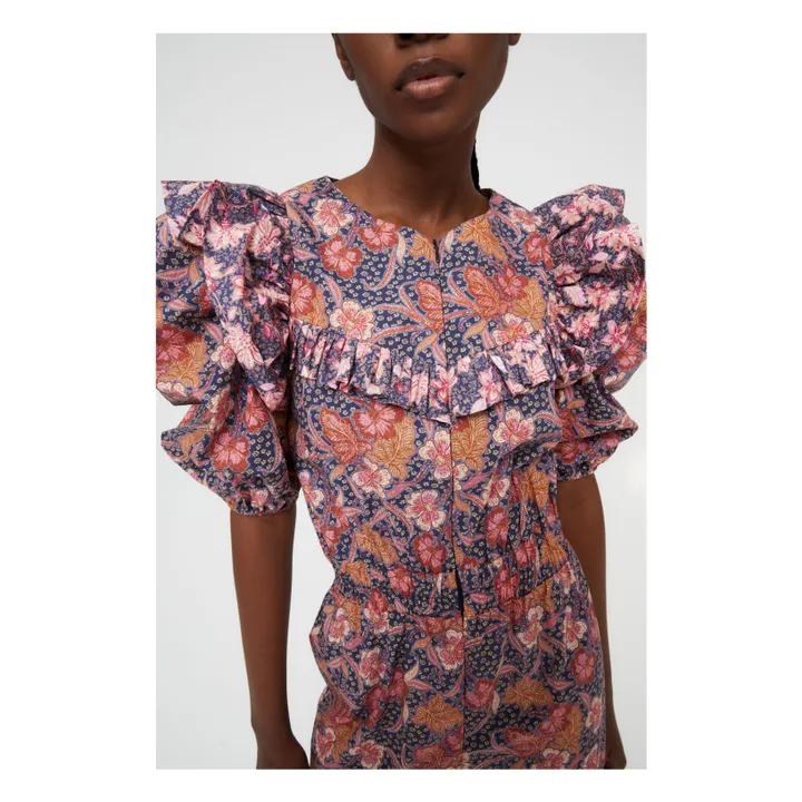 Sophie + Lucie Combinaison Manches Bouffantes | Ocre