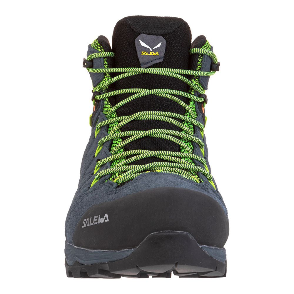 Salewa ALP MATE MID WP - Chaussures randonné Homme ombre blue/pale frog