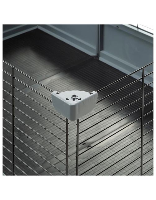 Ferplast Multipla Open - Dierenverblijf - 107.5x72x50 cm Grijs