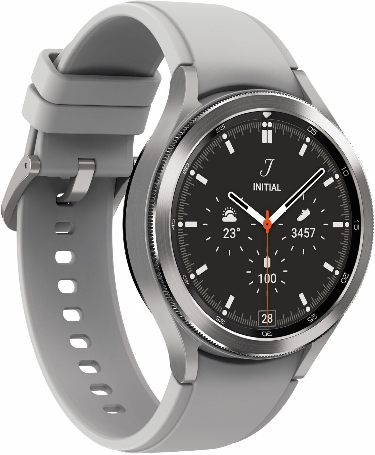 REFURBISHED – Samsung SM-R890 Galaxy Watch 4 Classic 46mm WiFi Silver - Wie Neu