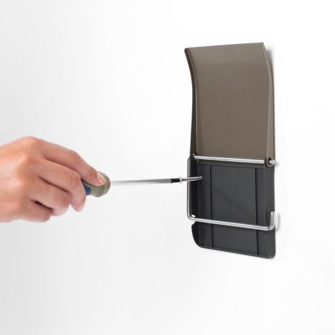 ReNew Toiletrolhouder met klep - Platinum