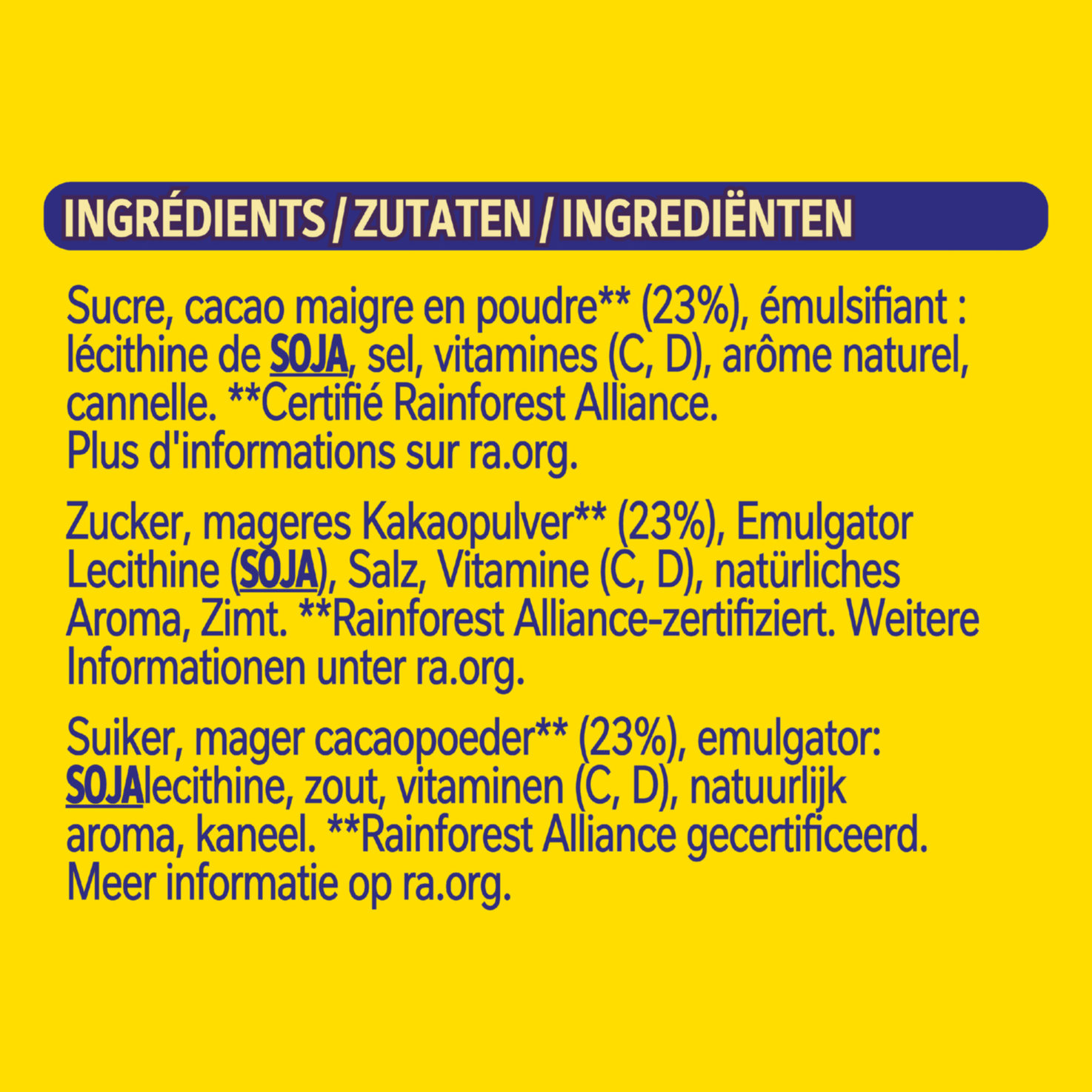 Nesquik Kakaogetränkepulver mit Vitaminen – Refill-Beutel