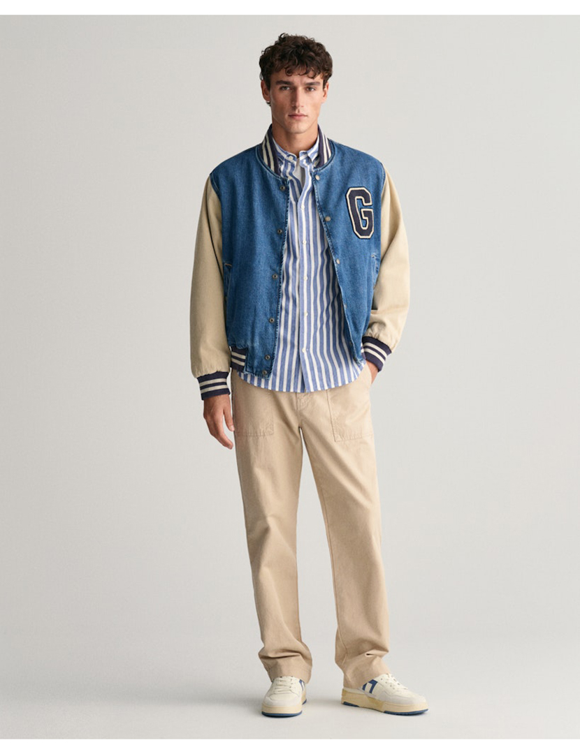 Blue Striped Long Sleeve Shirt