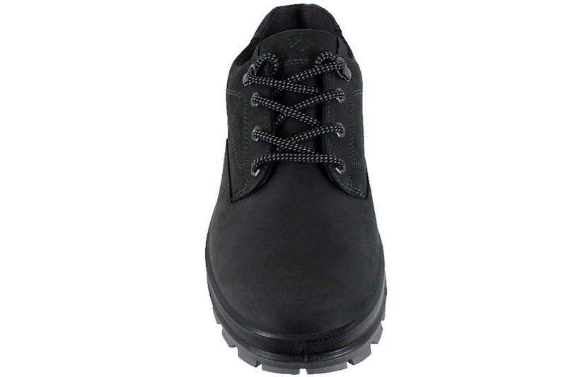 ECCO RUGGED TRACK TRAVESKO I SORT OLIERET SKIND