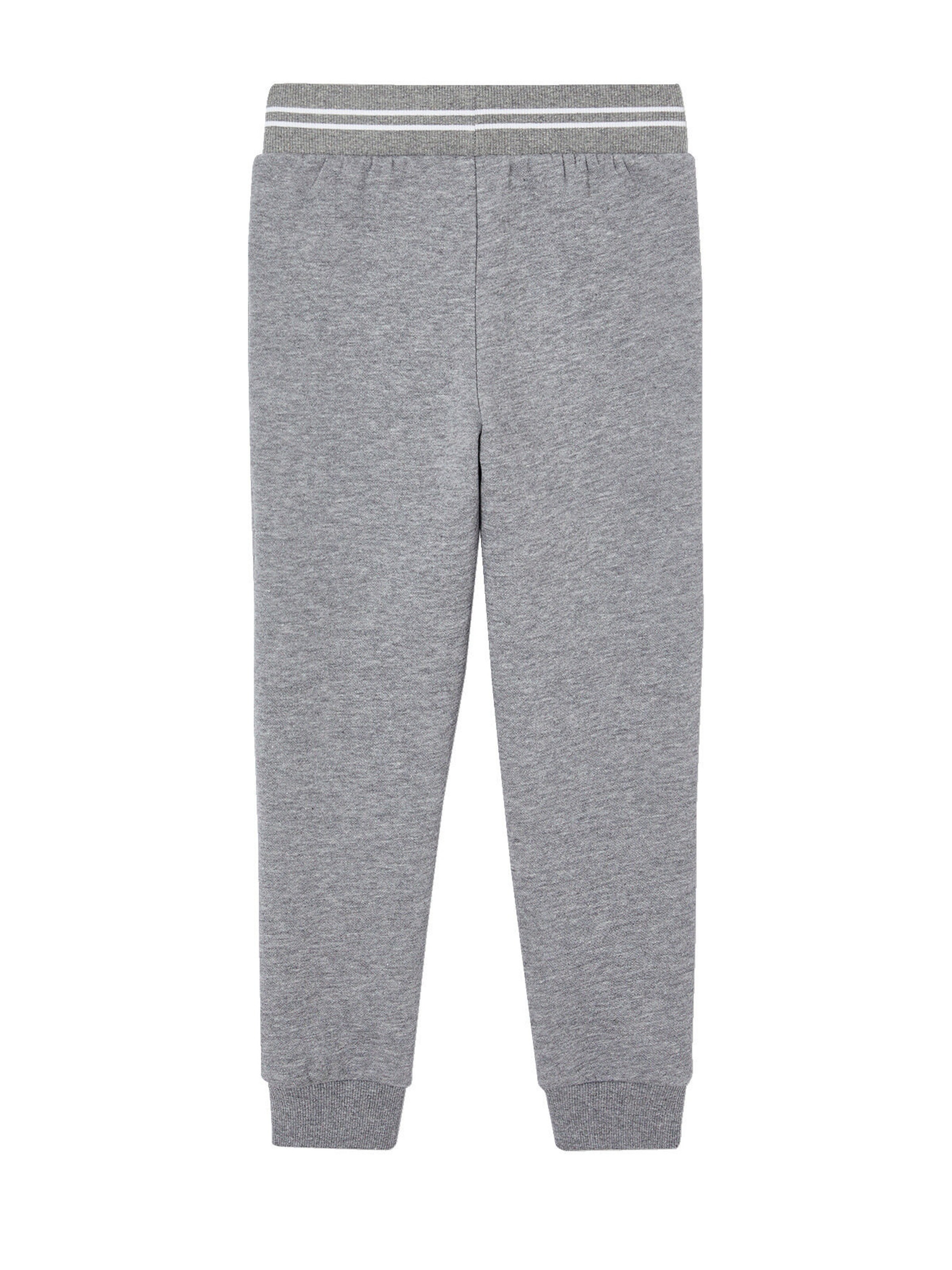 Vertbaudet Jungen Jogginghose mit Recycling-Polyester grau meliert
