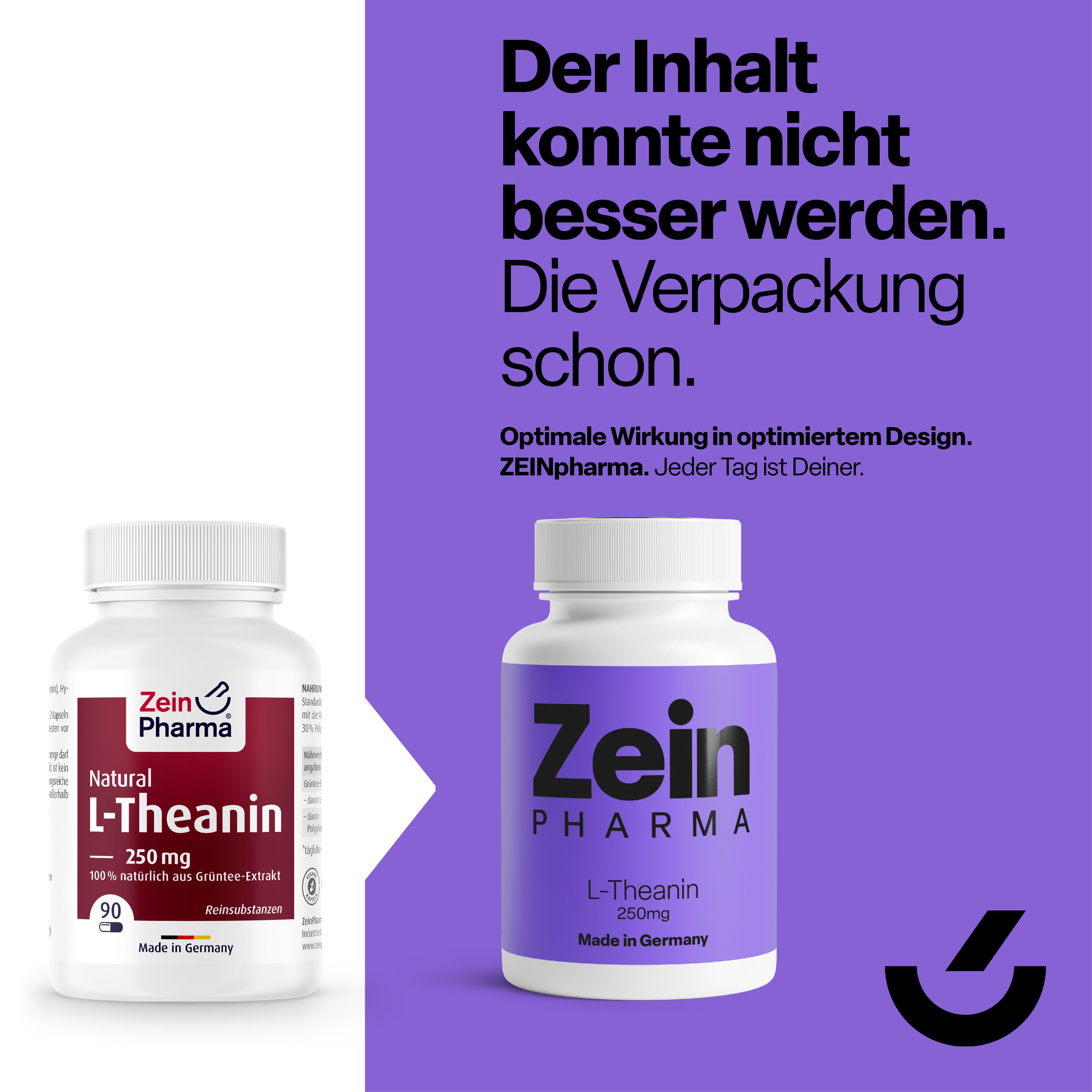 ZeinPharma® L Theanin Kapseln Natural 250 mg